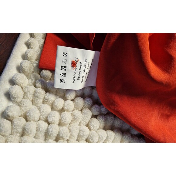 NWT Size Large Allegra K Red Stand Collar Pleated Button Keyhole Blouse - Picture 8 of 12